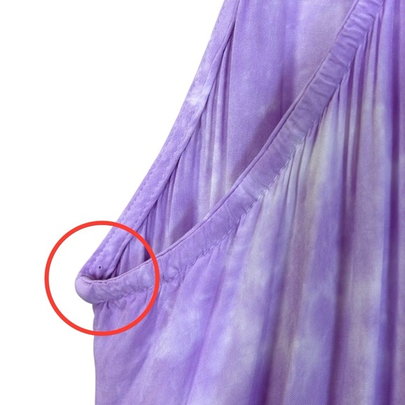 Michael Stars x Revolve “Gloria" Slip Maxi Dress, Tie-Dye Maxi Ombre - Purple XS - Picture 14 of 17